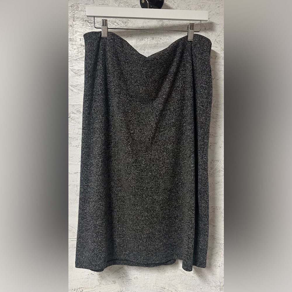 Old Navy Grey & Black Marled Pencil Skirt